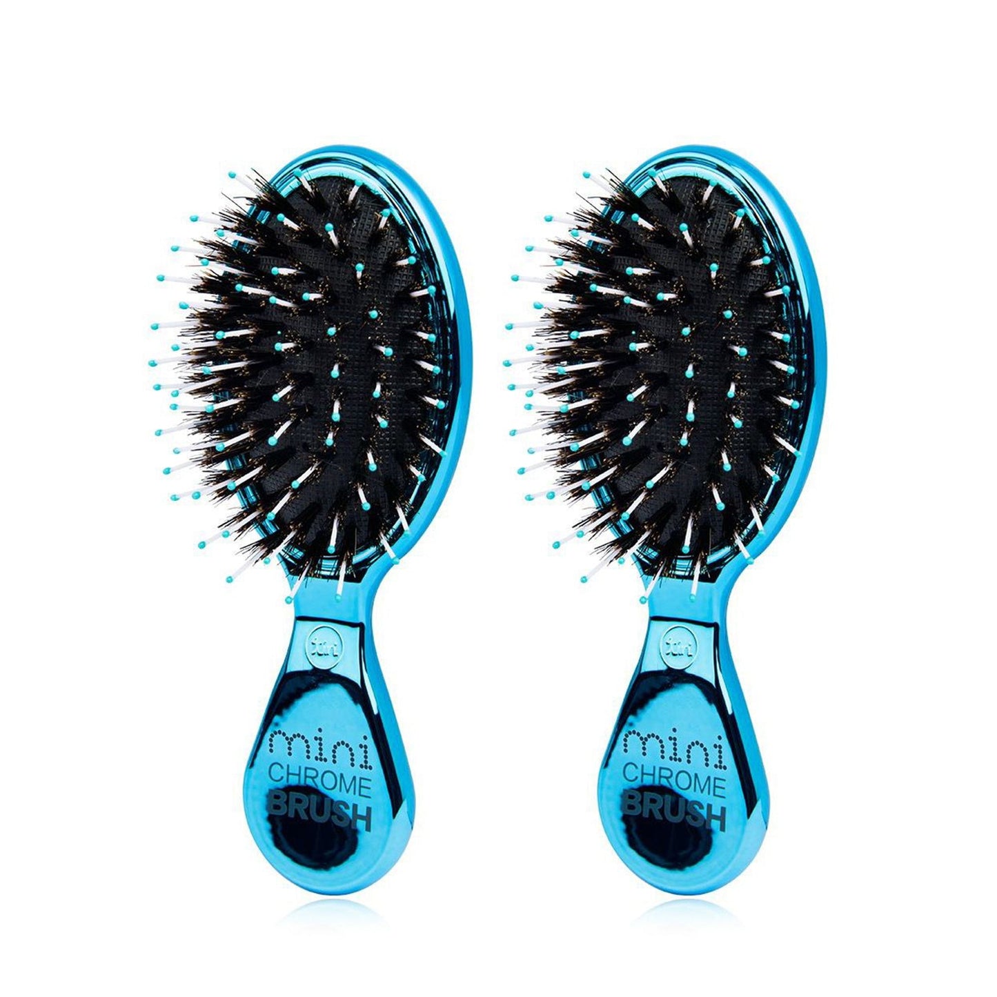 (Value 2-Pack) Mini Boar Bristle Hair Brush