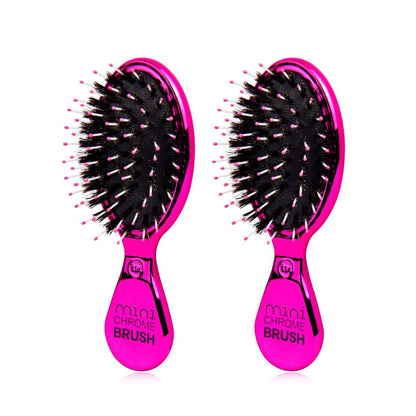 (Value 2-Pack) Mini Boar Bristle Hair Brush