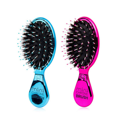 (Value 2-Pack) Mini Boar Bristle Hair Brush