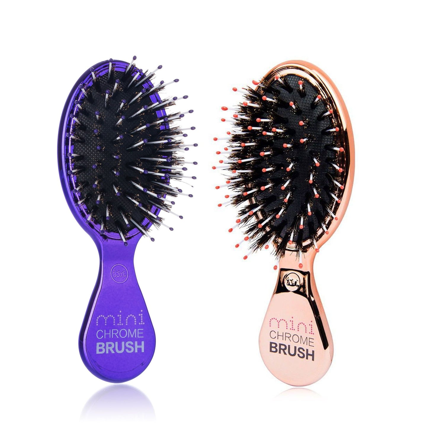 (Value 2-Pack) Mini Boar Bristle Hair Brush