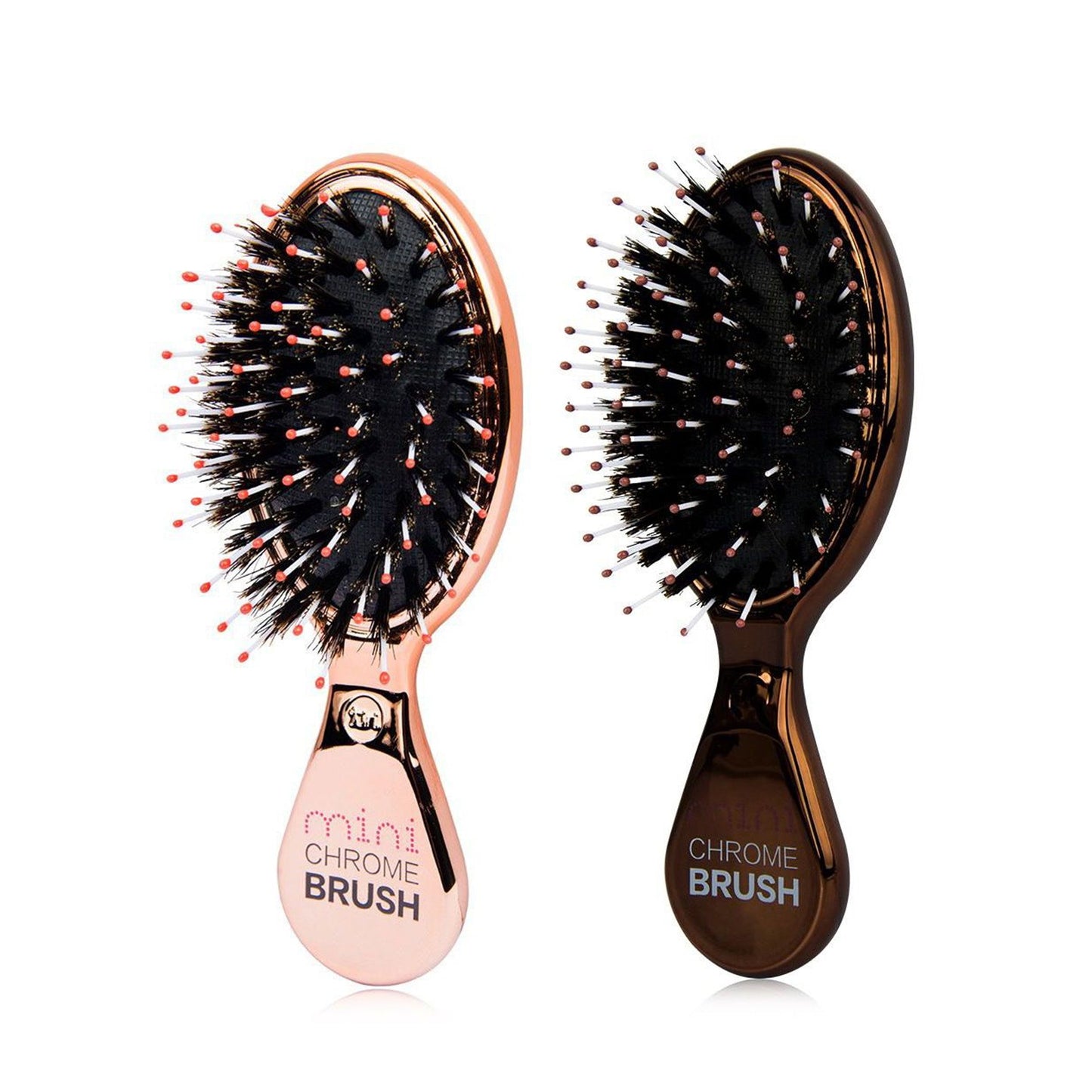 (Value 2-Pack) Mini Boar Bristle Hair Brush