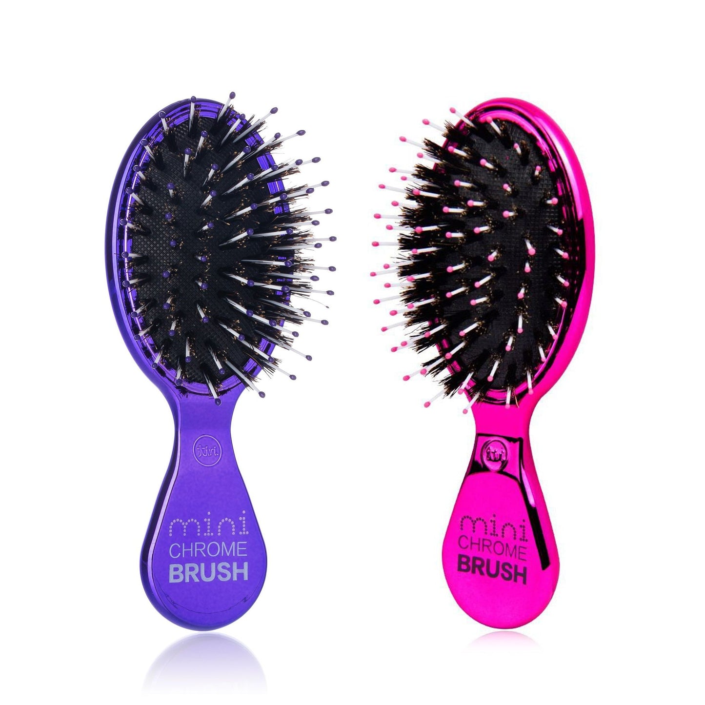 (Value 2-Pack) Mini Boar Bristle Hair Brush