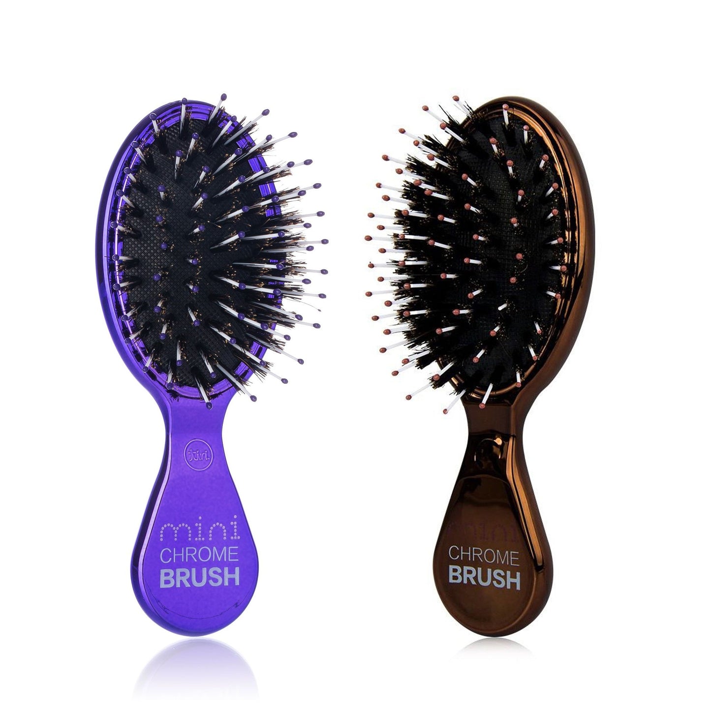 (Value 2-Pack) Mini Boar Bristle Hair Brush