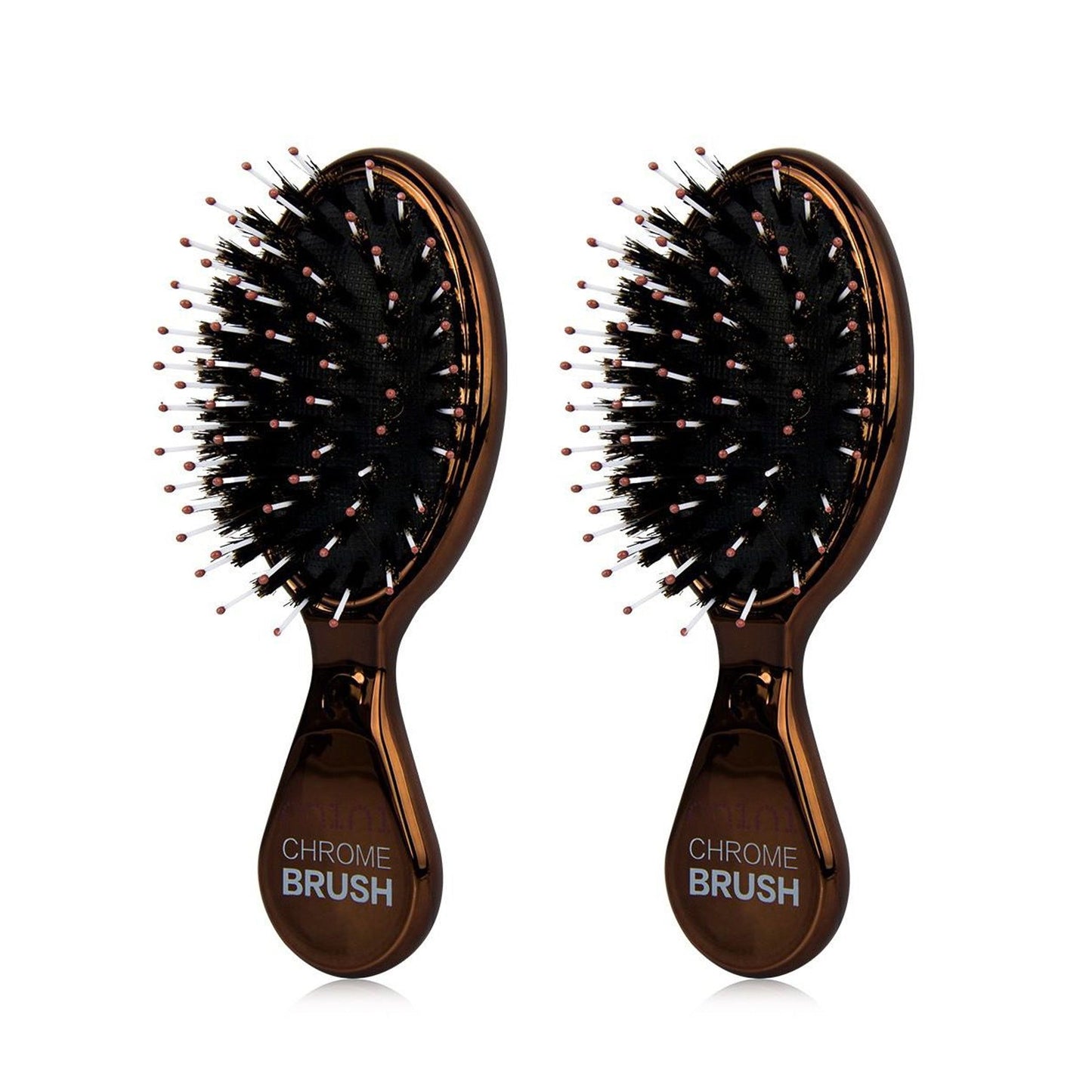 (Value 2-Pack) Mini Boar Bristle Hair Brush