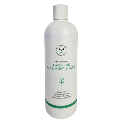 Dog Shampoo - Oatmeal, Cucumber & Aloe - Made in USA - 16 oz by American Pet Supplies