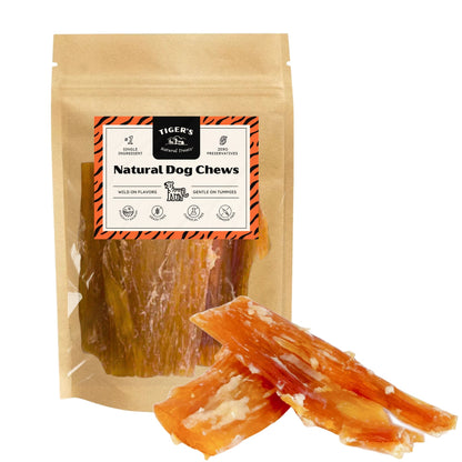 Backstrap Tendon Hard Jerky Strips for Dogs