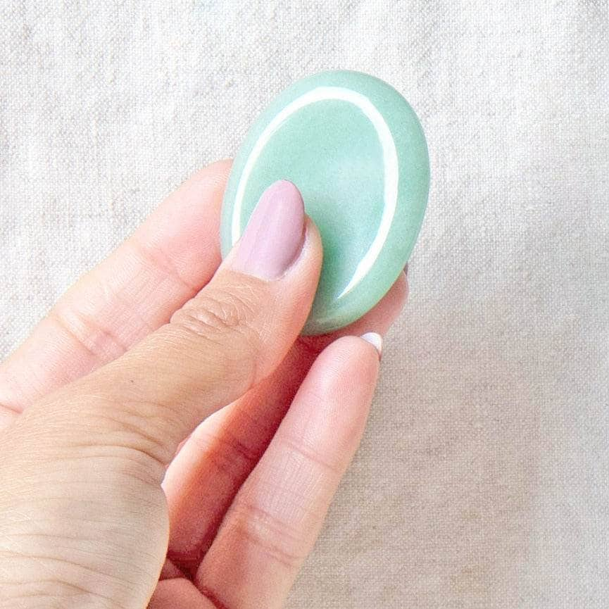 Green Aventurine Worry Stone by Tiny Rituals