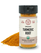 Turmeric Root (High Curcumin 4-5%), Certified Organic
