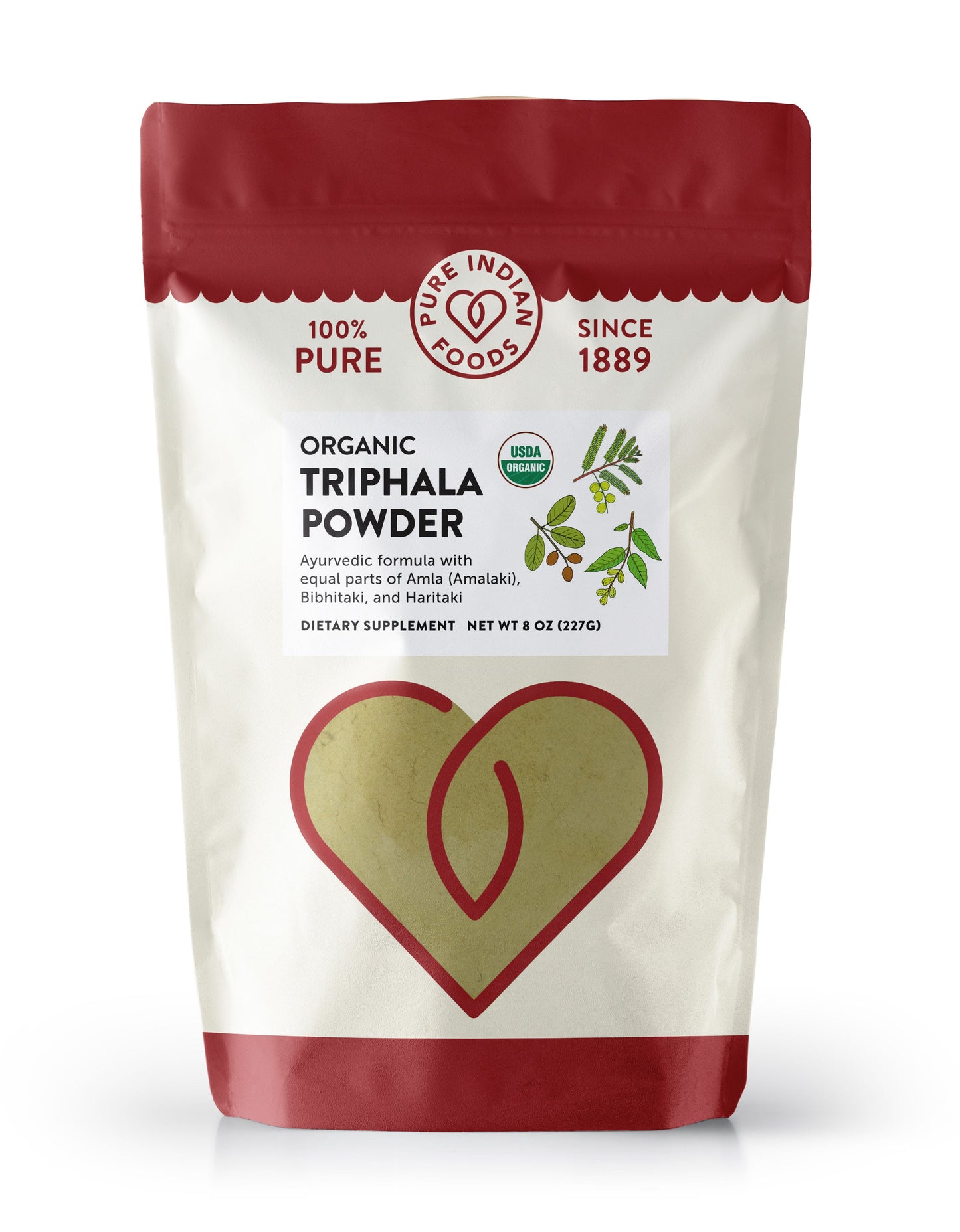 Triphala Powder, Certified Organic - 8 oz