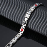 Tungsten Energy Bracelet 4-in-1. Silver Color. Model TUB080S