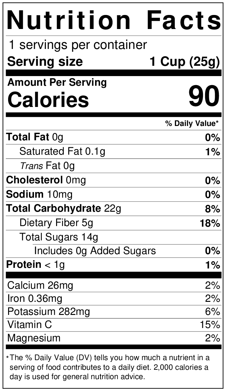 Freeze Dried Pear Snack by The Rotten Fruit Box