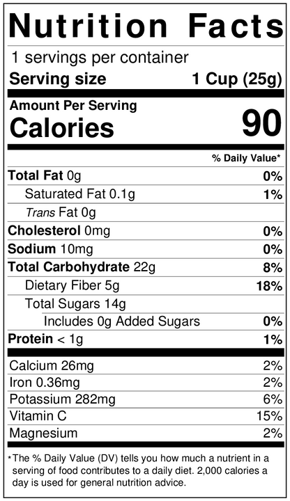 Freeze Dried Pear Snack by The Rotten Fruit Box