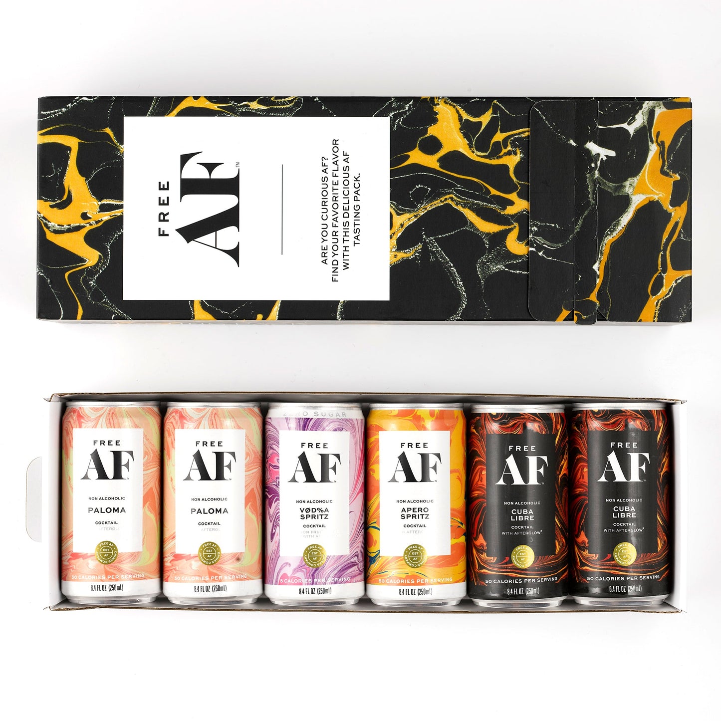 FREE AF TASTING PACK (6 pack) - Flavors May Vary by Free AF