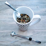 Tea Straw - Bombilla - Removable Head & Cleaning Brush