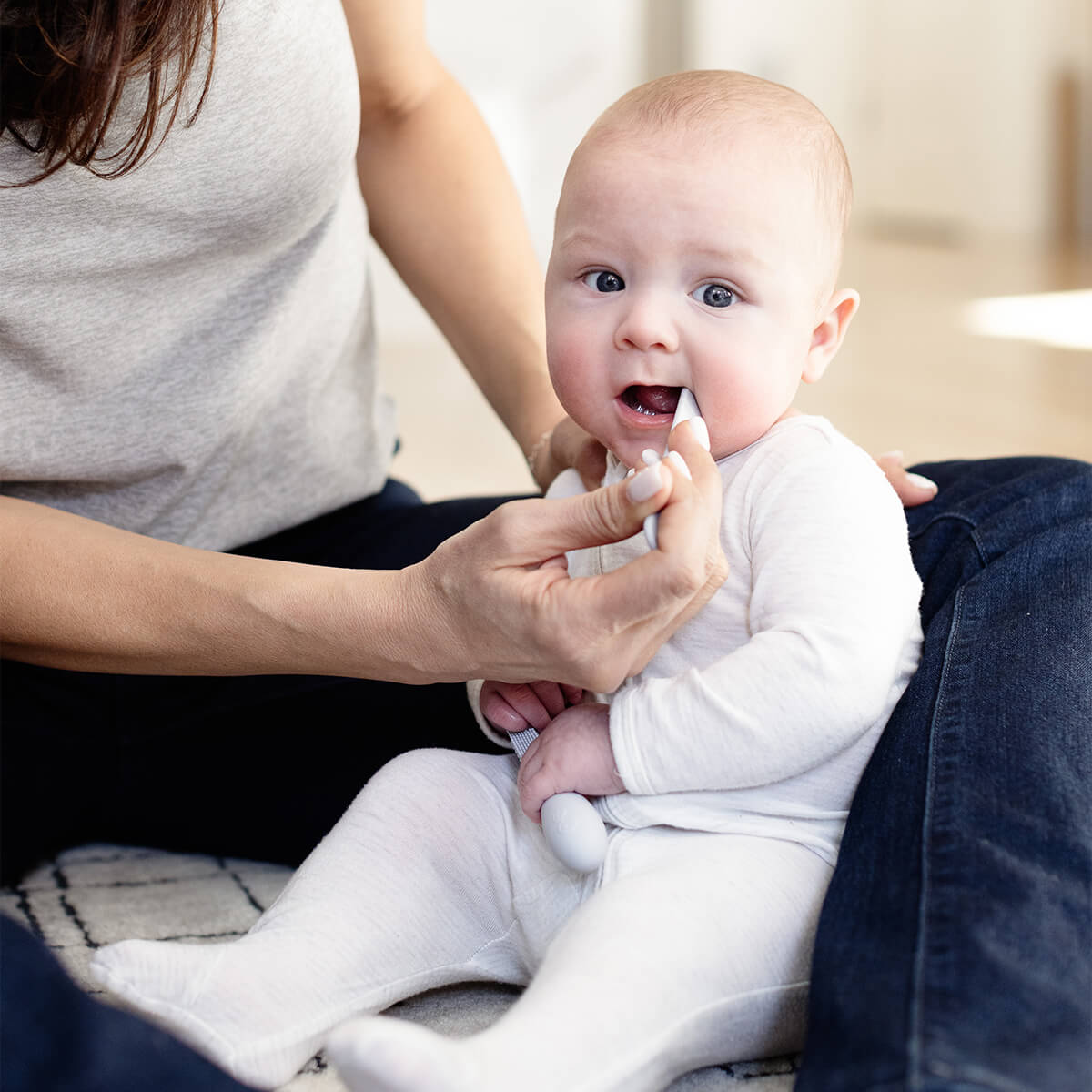 Baby-Led™ Toothbrush + Sensory Tongue Depressor Dual Pack