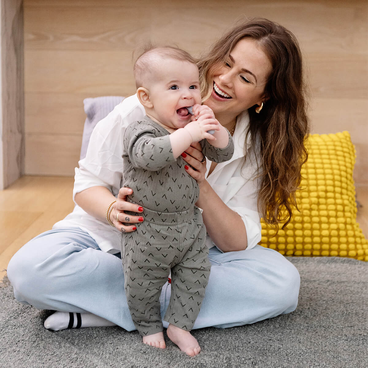 Baby-Led™ Toothbrush + Sensory Tongue Depressor Dual Pack