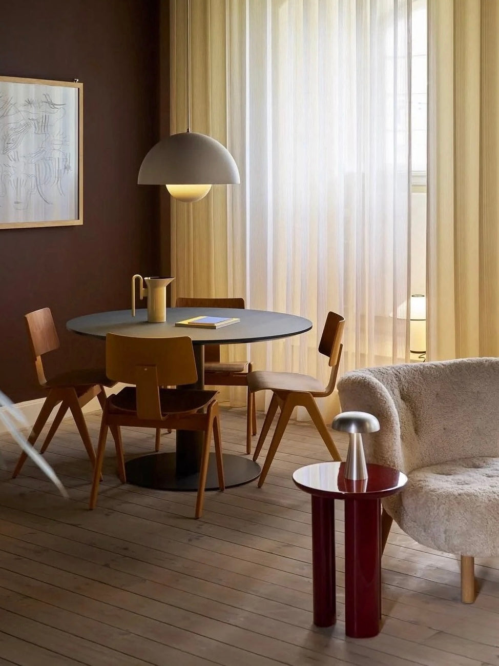 Modern Mushroom Dimmable Portable Led Table Lamp - Como SC53