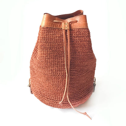 Transito Woven Mini Backpack | Orange by Made by Minga