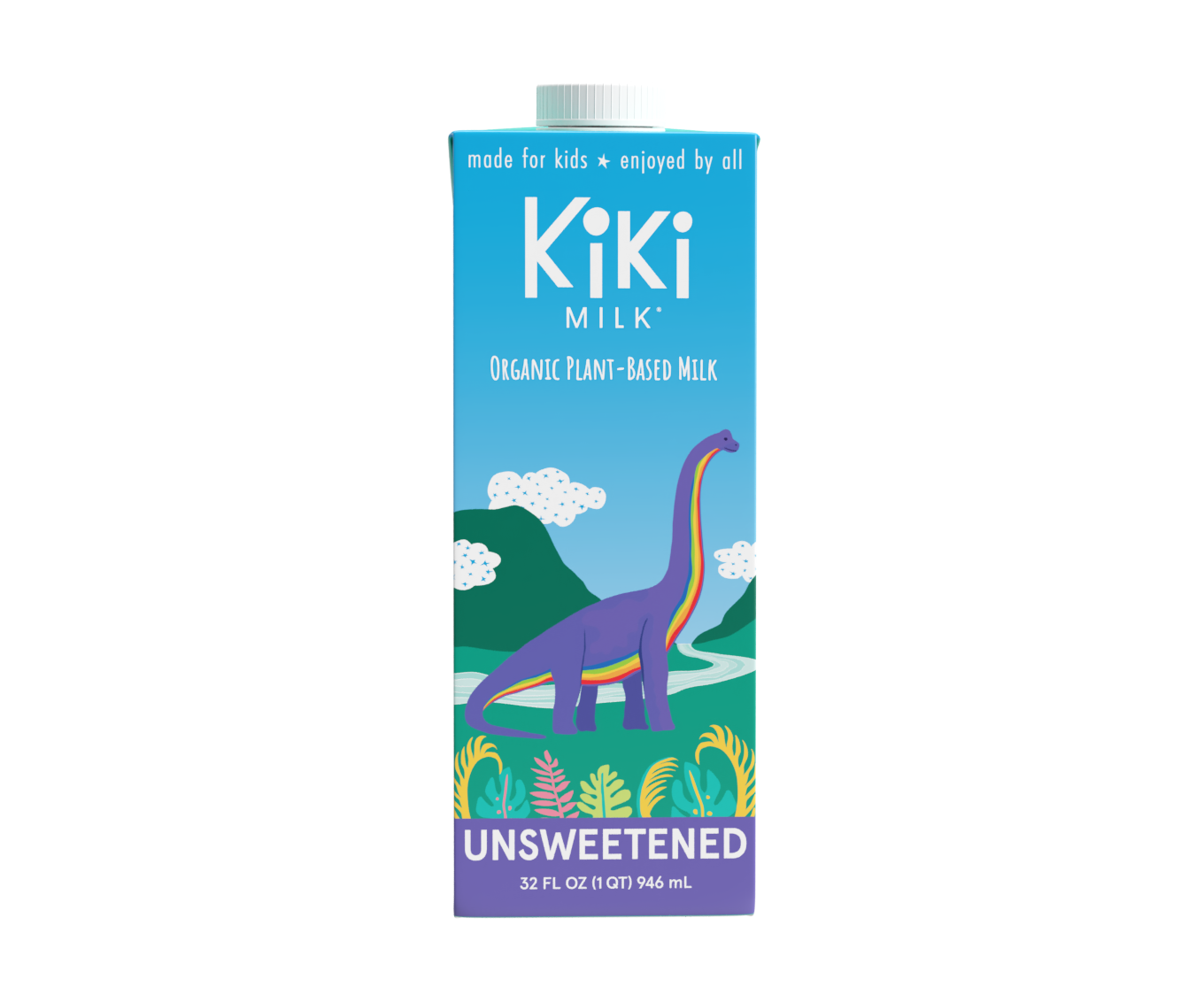 Unsweetened Kiki Milk • 32 fl oz • Pack of 6 by Kiki Milk