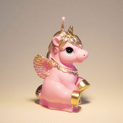 Pink Unicorn Candle