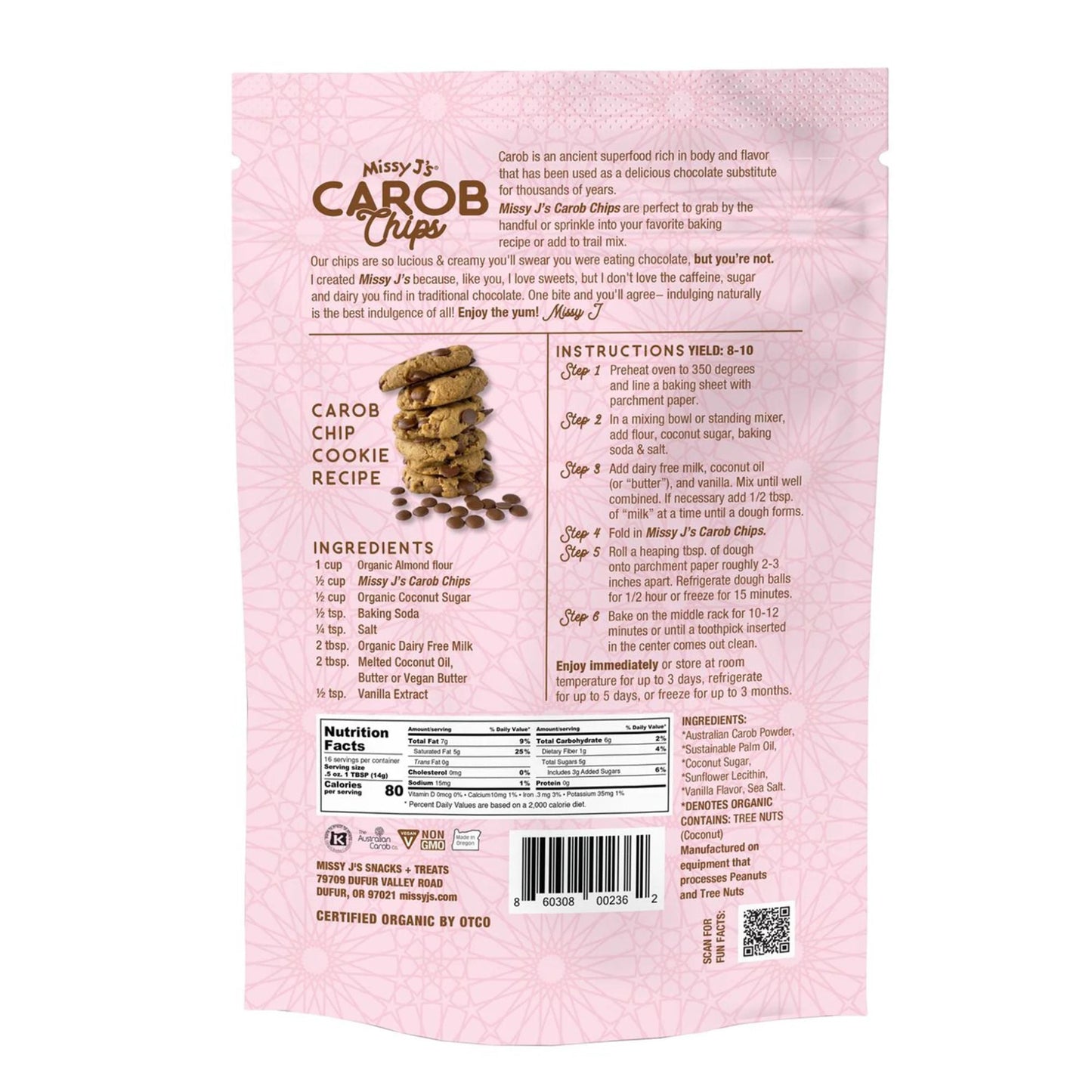 Missy J's Organic Carob Baking Essentials Sampler-3pk