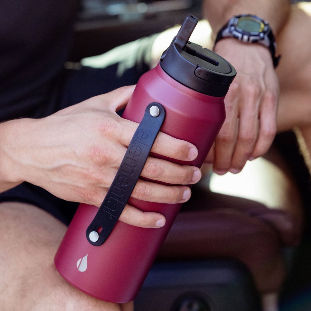 Iconic 32oz Sport Water Bottle - Burgundy