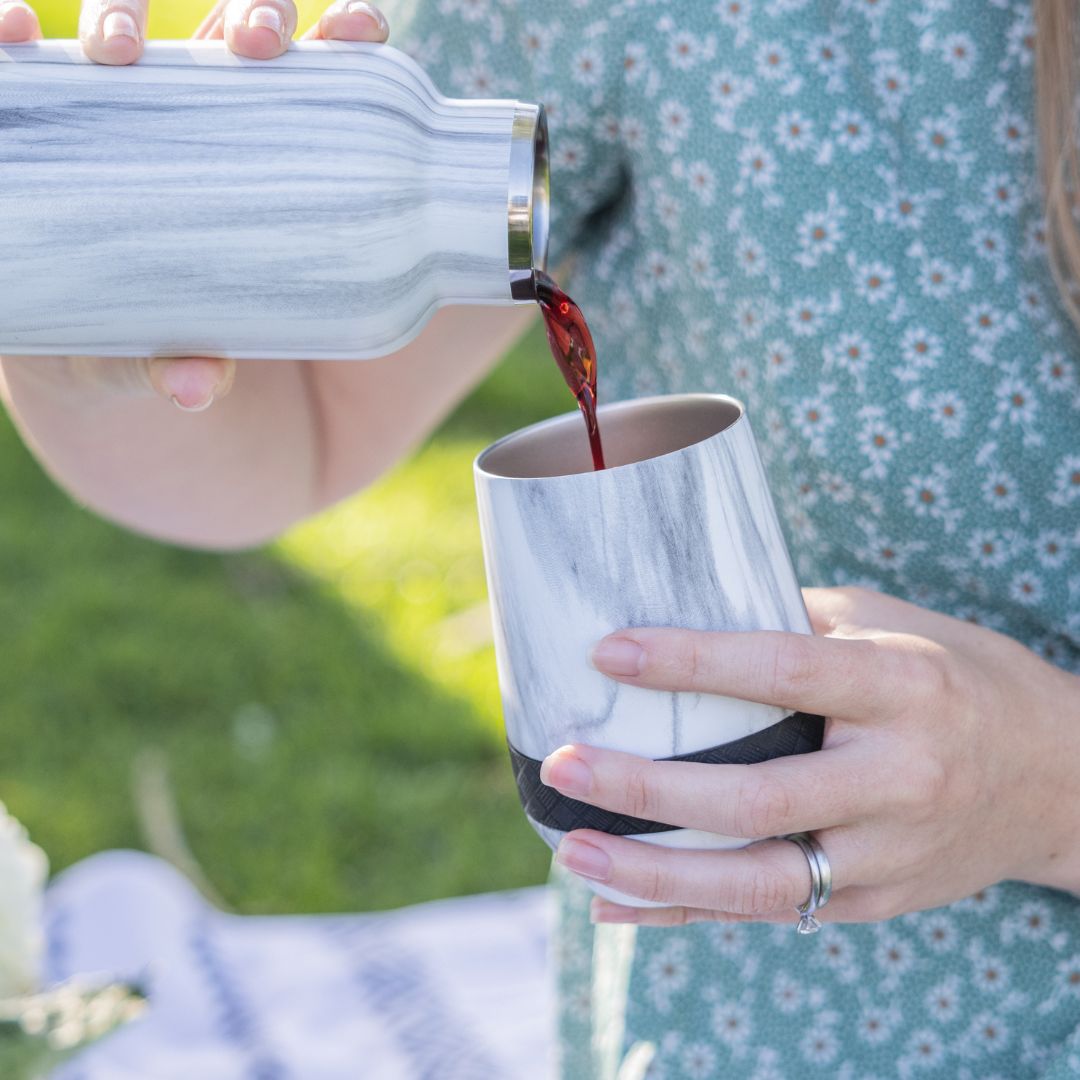 Recess 10oz Wine Tumbler - Marble