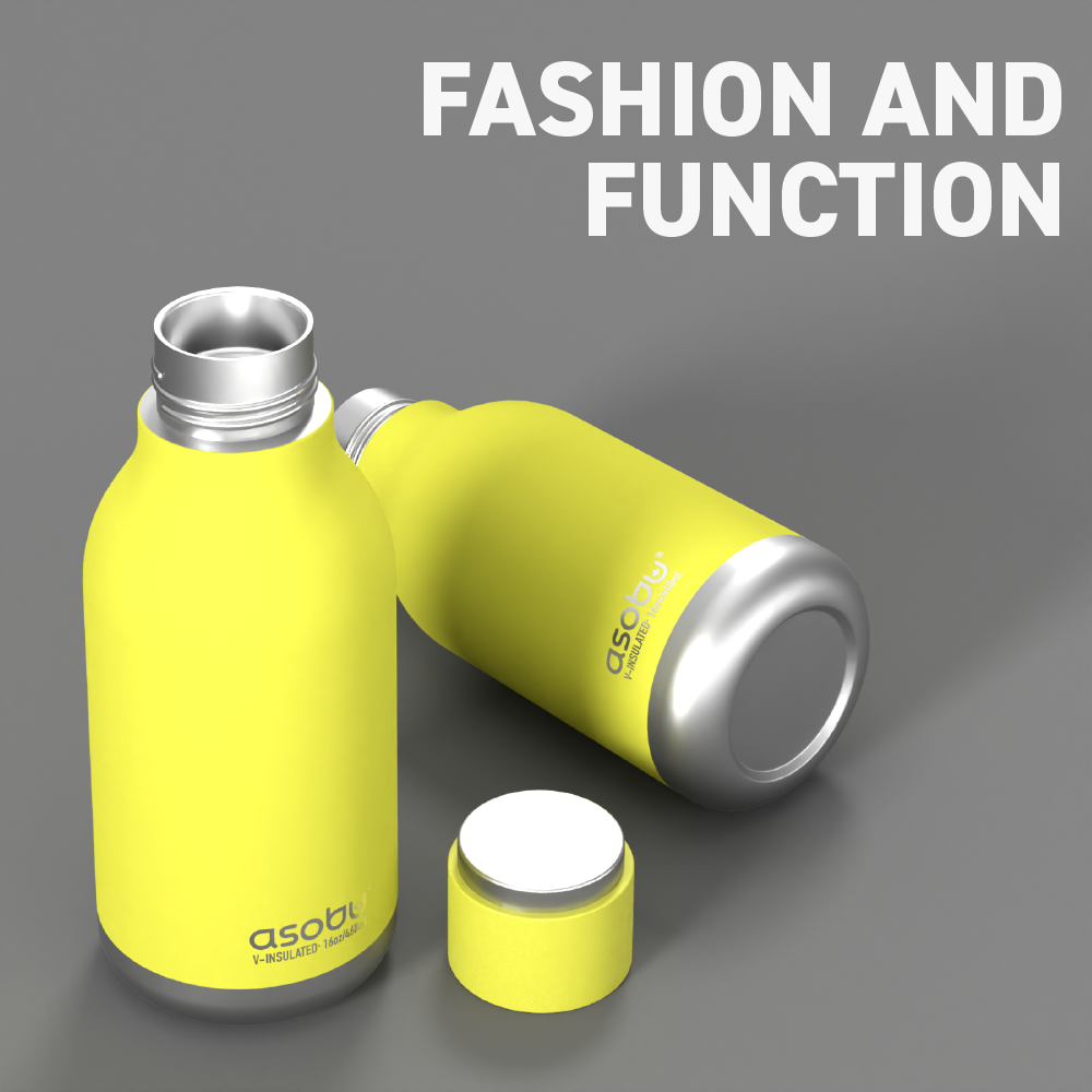 Urban Insulated and Double Walled Stainless Steel Bottle 16 Ounce by Asobu (Lime) by ASOBU®