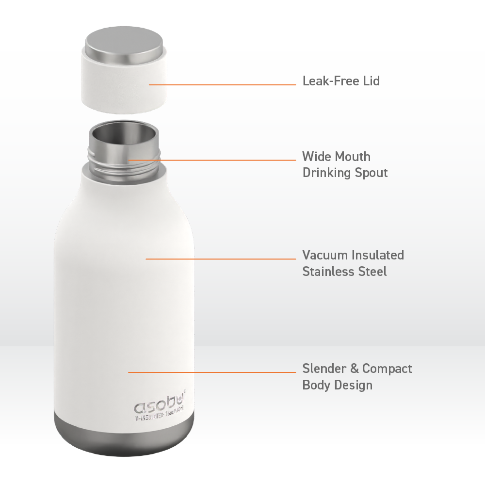 White Urban Bottle by ASOBU®