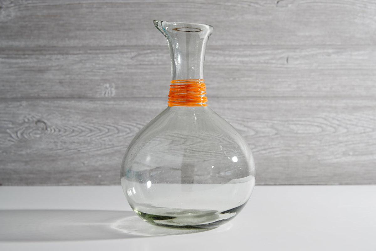 Handblown Glass Carafe by Verve Culture