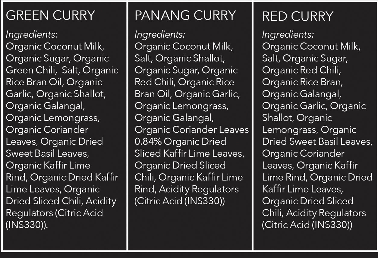 Thai for Two - Organic Curry Sampler Set by Verve Culture