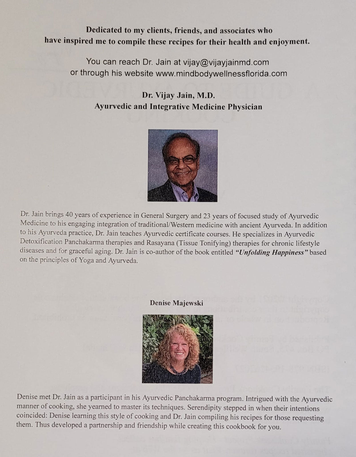 A Guide to Ayurvedic Cooking, by Vijay Jain, M.D. (2021)