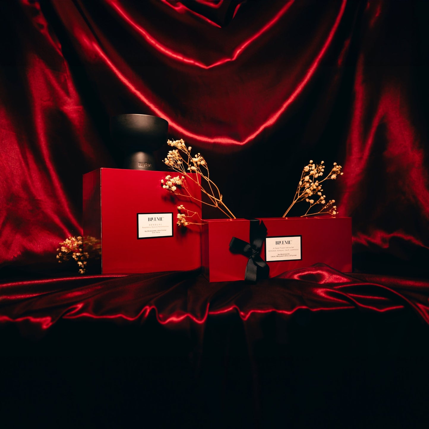 Black Ceramic Candle | Votives