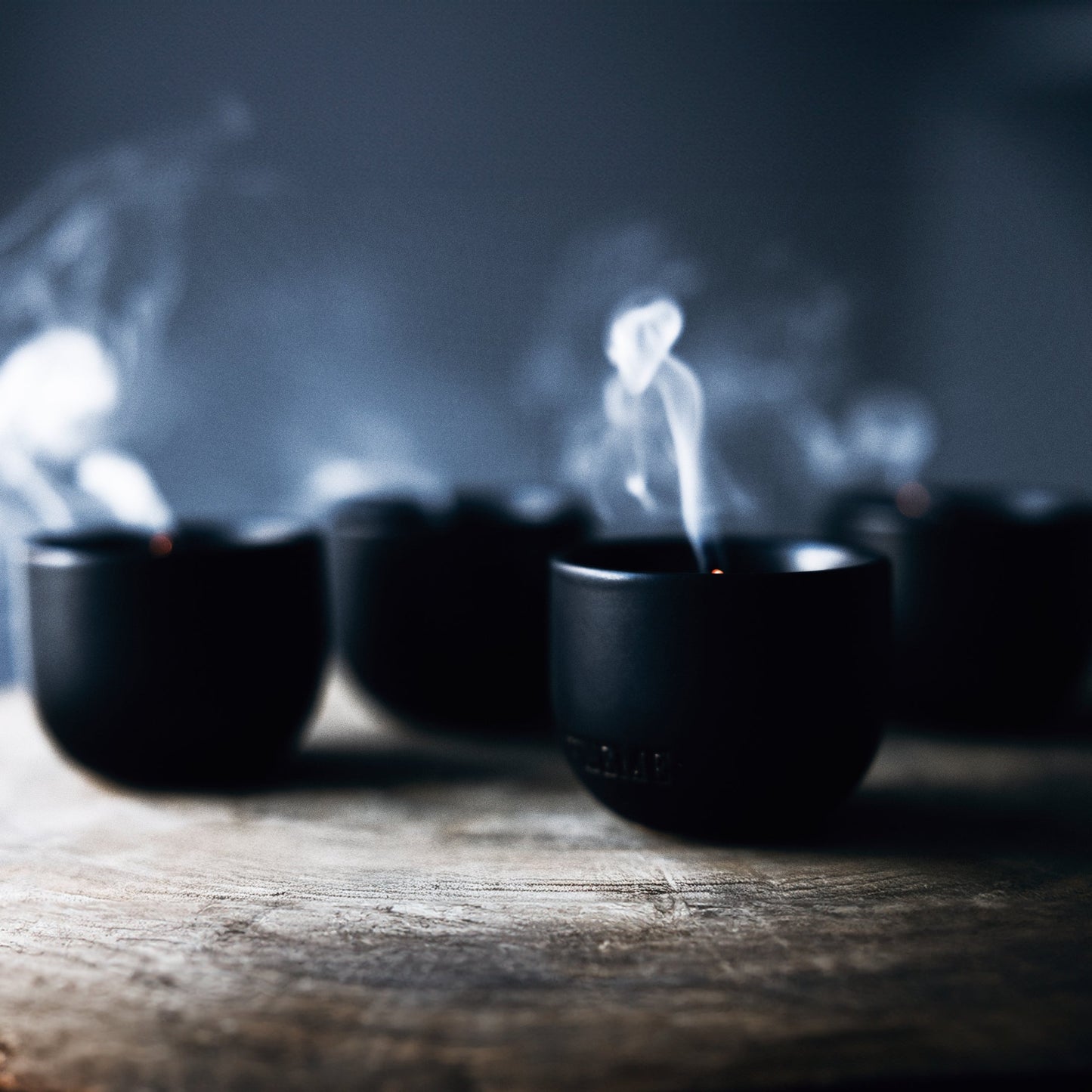 Black Ceramic Candle | Votives
