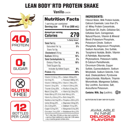 Labrada Lean Body Protein Shake RTD