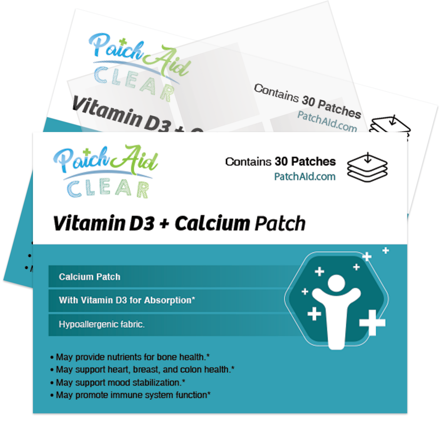 Vitamin D3/Calcium Vitamin Patch