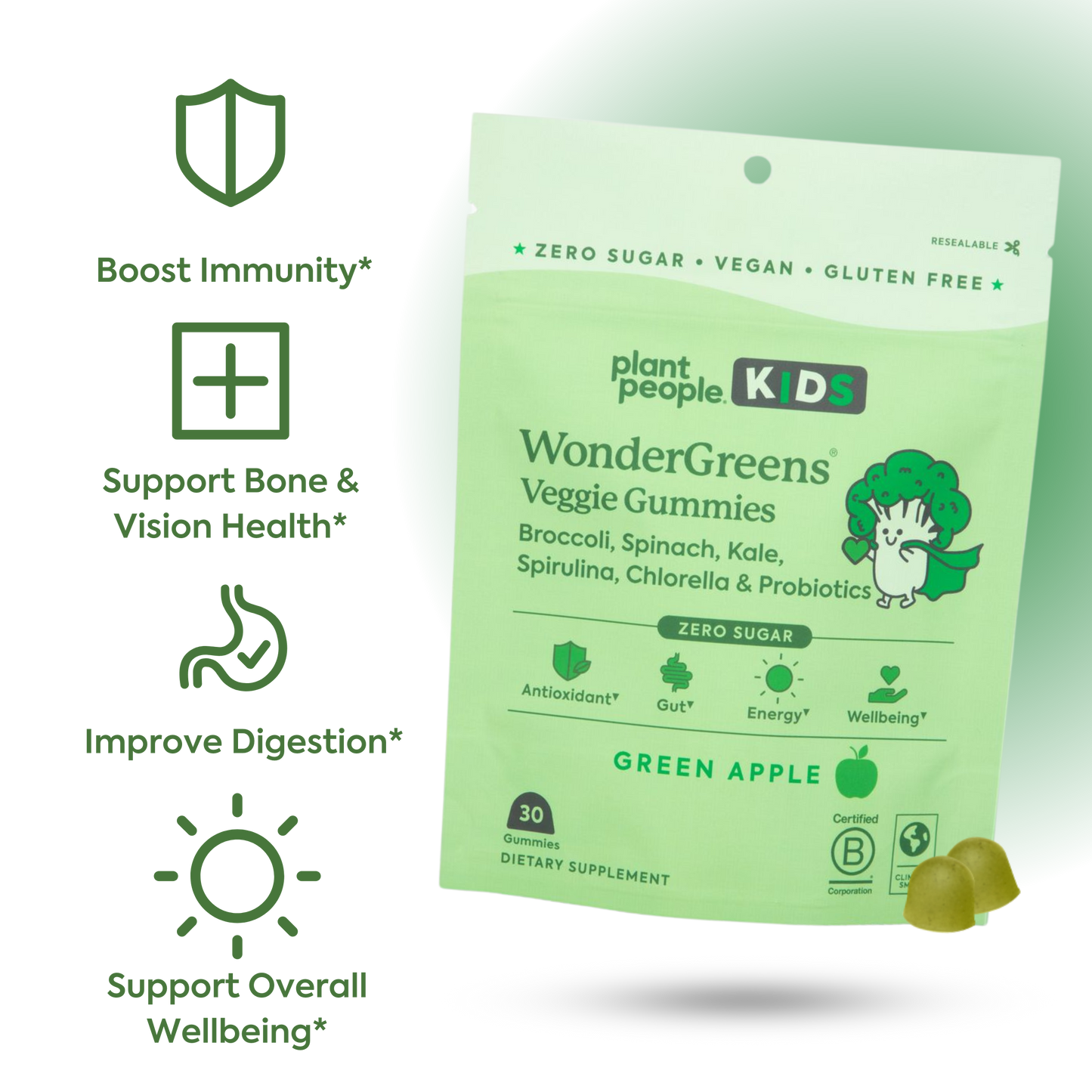 WonderGreens KIDS Veggie Gummies