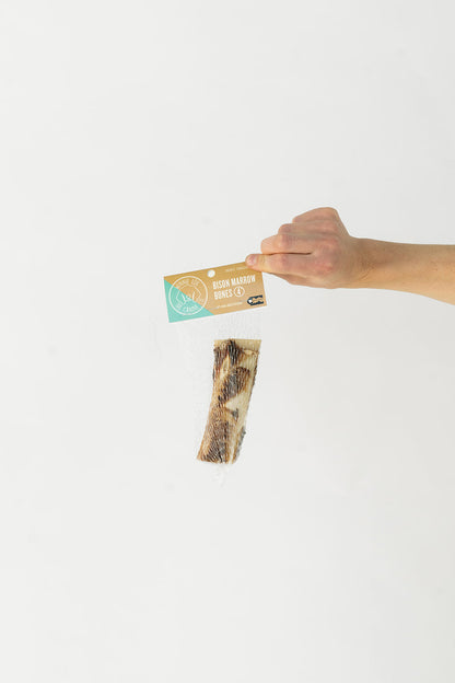 4-5" Bison Marrow Bones - 3 pack