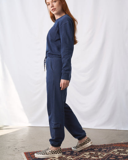 Organic Indigo Utility Sweatpant by United By Blue