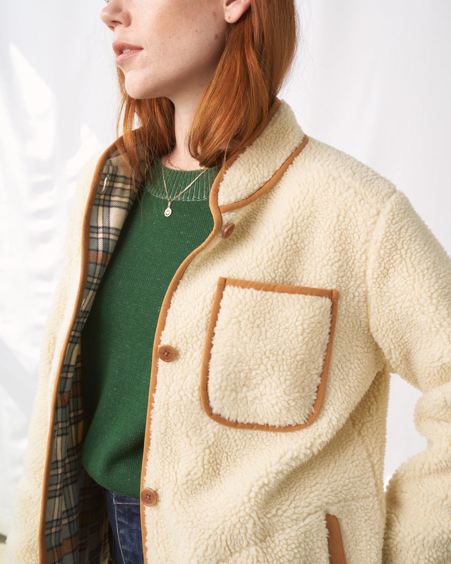 Recycled Sherpa Flannel-Lined Jacket by United By Blue