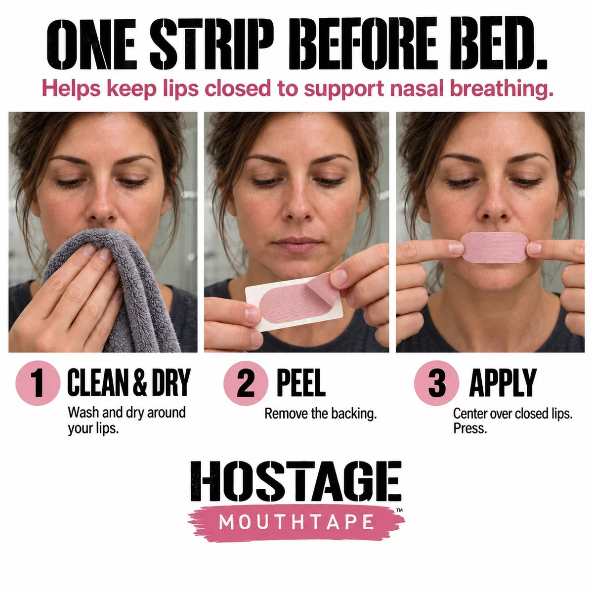Hostage Tape: 1/3/6/12 Month Supplies | Mens/Womens