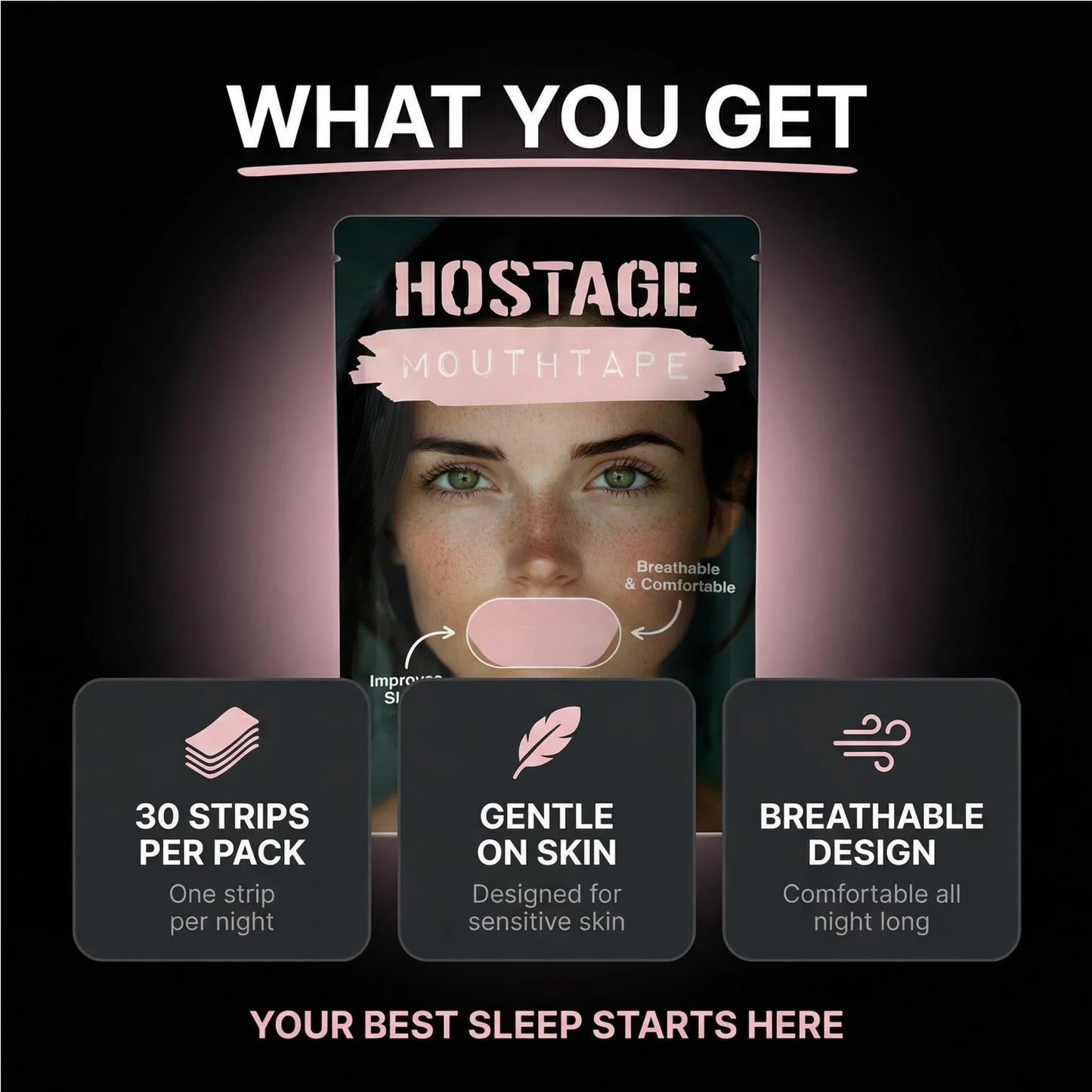 Hostage Tape: 1/3/6/12 Month Supplies | Mens/Womens