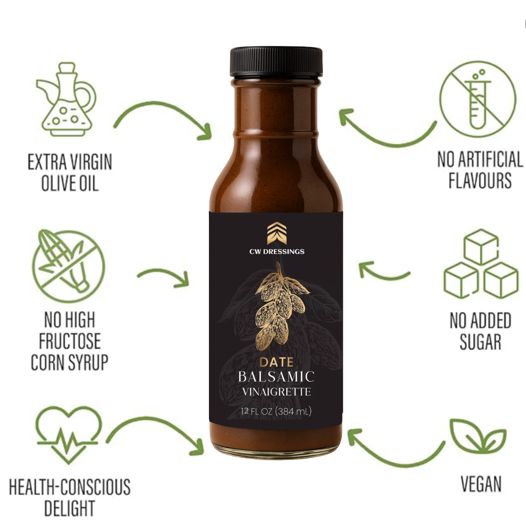 DATE BALSAMIC VINAIGRETTE MARINADE & DRESSING by CW Dressings™