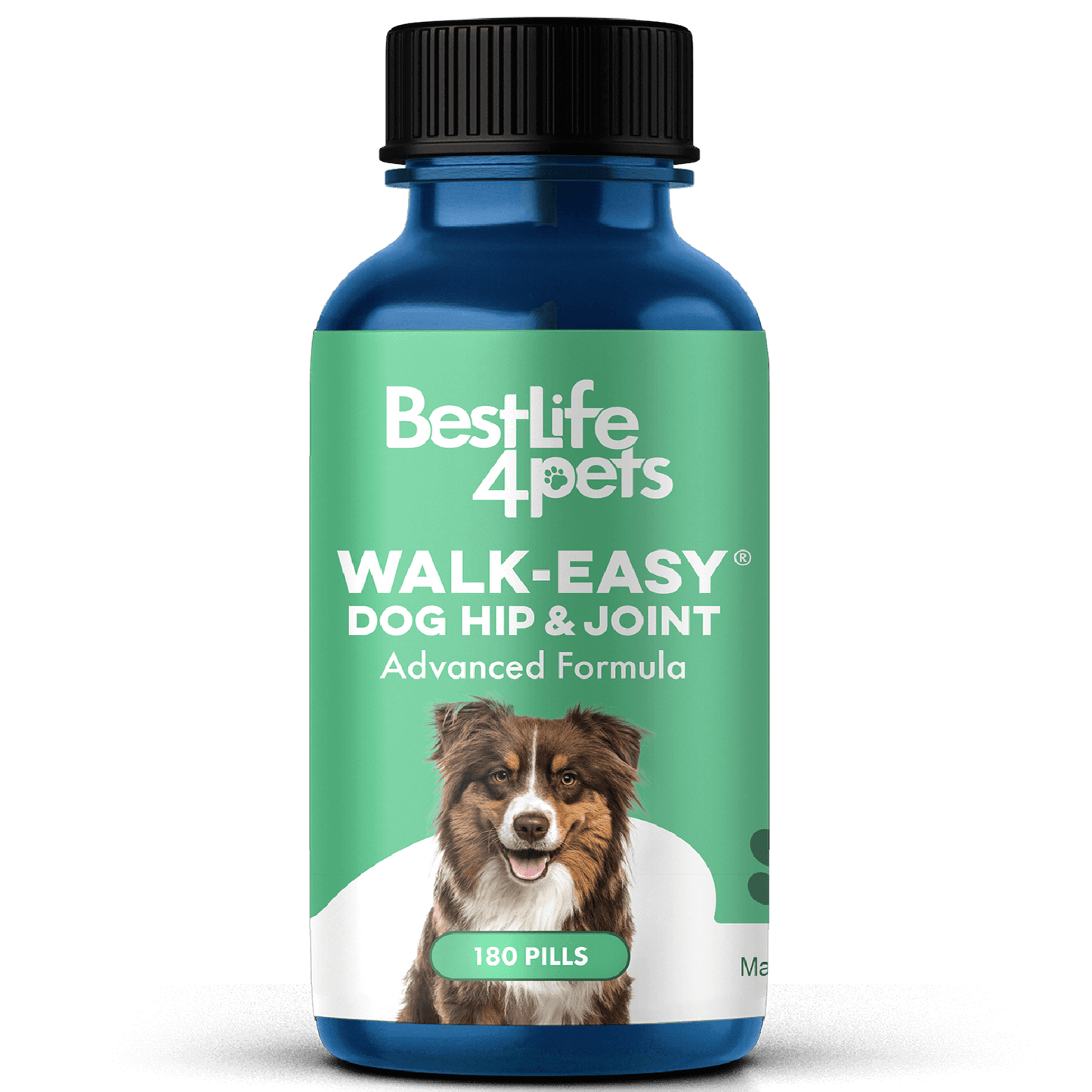 WALK-EASY™ Extra Strength Natural Pain Relief for Dogs - Helps Dog Joint Pain, Arthritis, ACL, Limping and More by BestLife4Pets