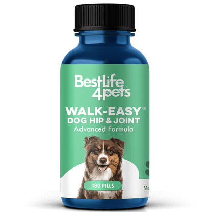 WALK-EASY™ Extra Strength Natural Pain Relief for Dogs - Helps Dog Joint Pain, Arthritis, ACL, Limping and More by BestLife4Pets