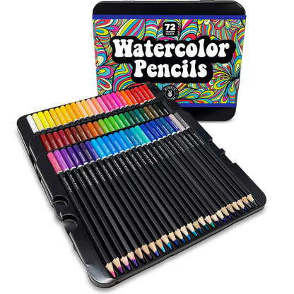 72 Watercolor Pencils Set