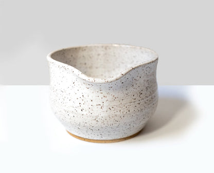 Handmade Ceramic Matcha Bowl with Spout