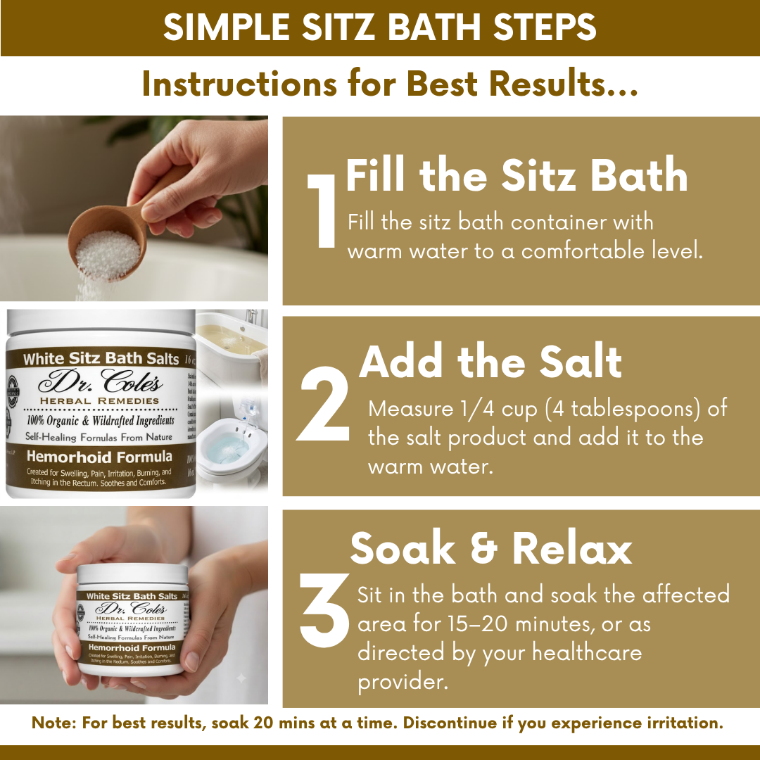 03 - Dr. Cole's Hemorrhoid Salts White