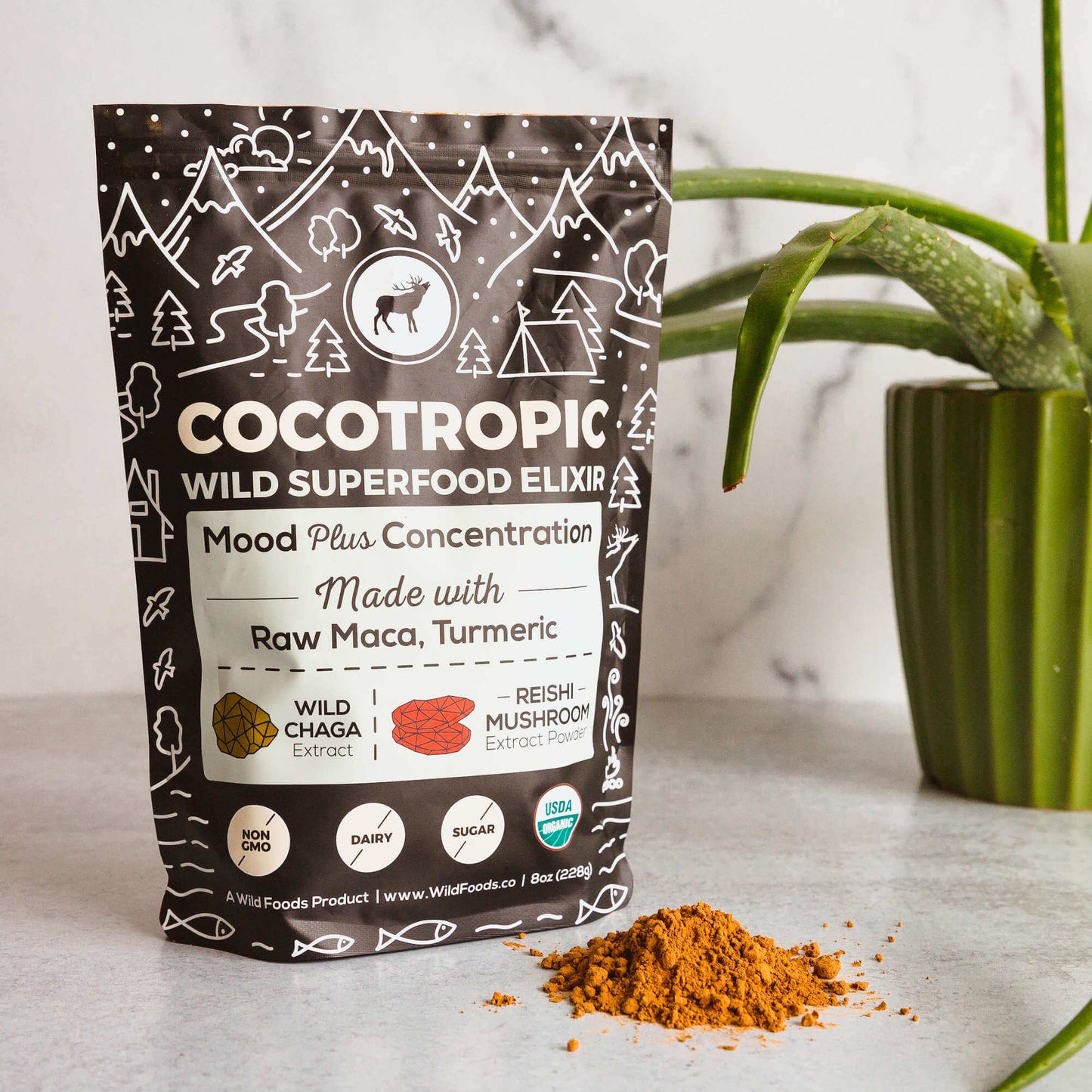 CocoTropic Organic Cocoa Mushroom Mix by Wild Foods