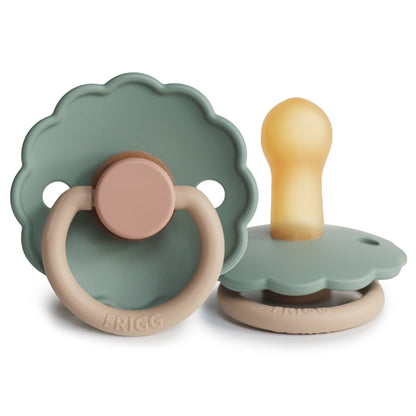 FRIGG Daisy Natural Rubber Pacifier 2-Pack | Limited Edition